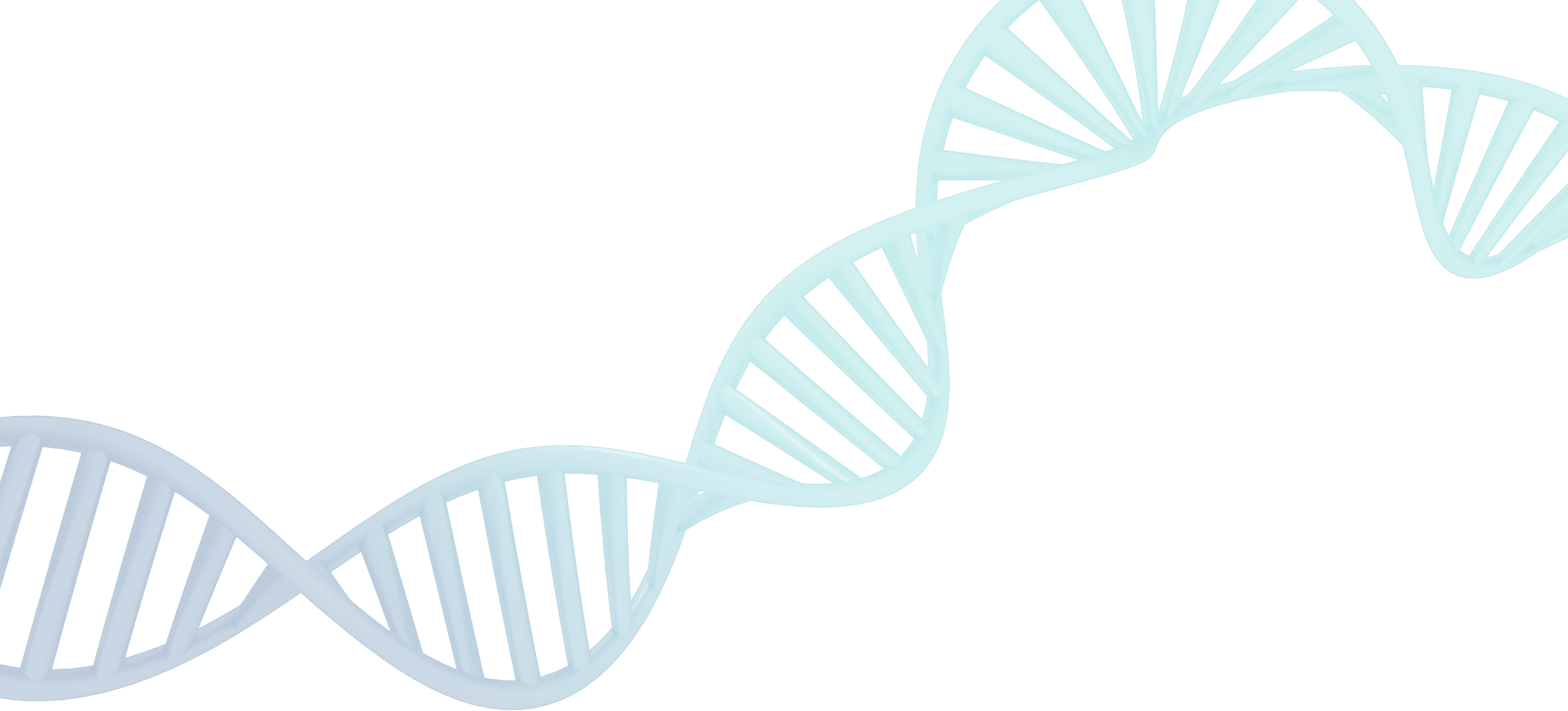 Transparent DNA Image - Blue